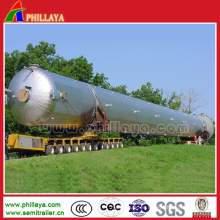 Rotary Axles Transport Steel Pipe Lowbed Trailer